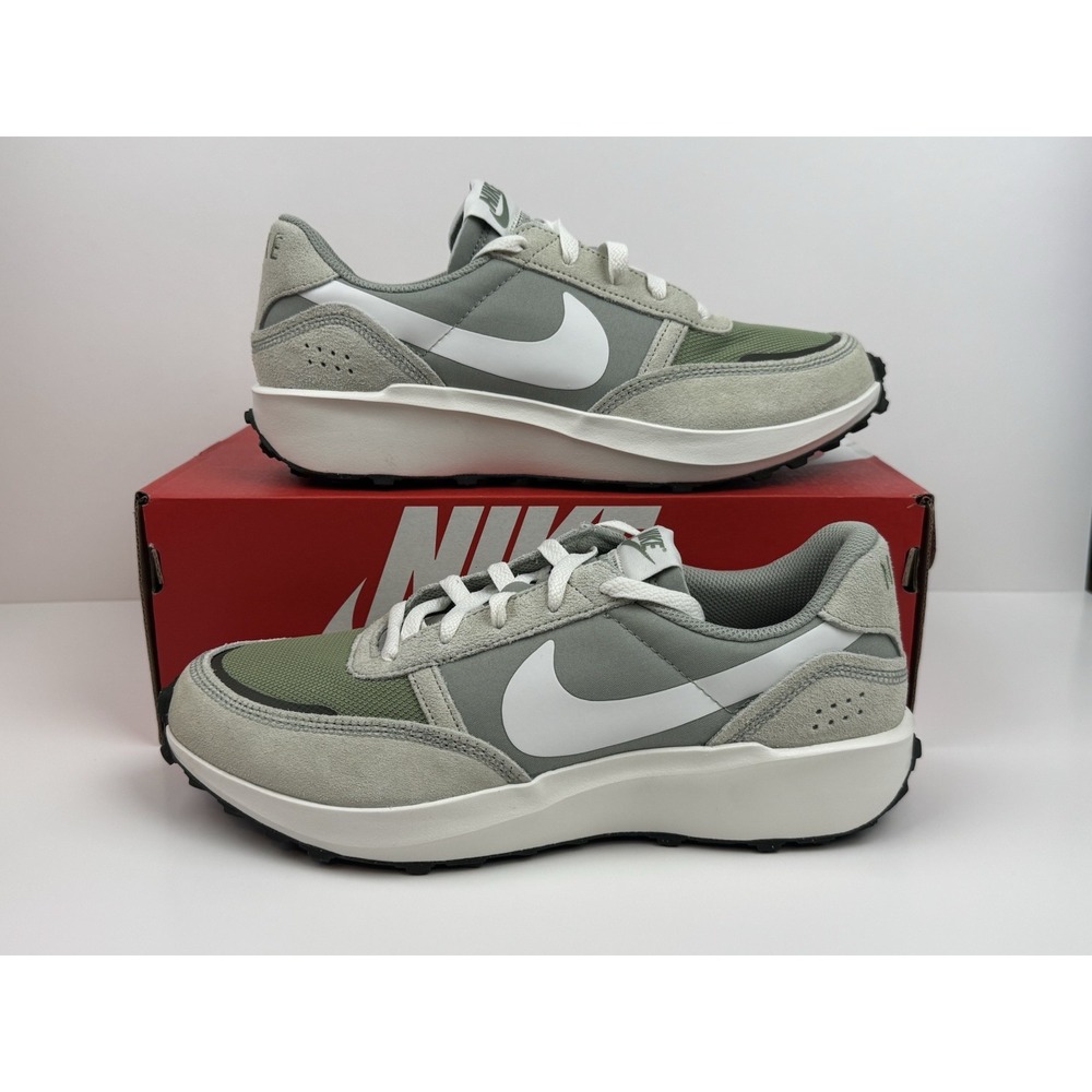 Nike Waffle Nav Size 9 Men's Jade Horizon/Sail-Oil Green FJ4195-300 New